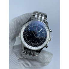 (준비완료/특급배송)NO.2487/ KOR공장 브라이틀링 네비타이머 41MM 블랙 브슬+가죽 A13324121B1A1