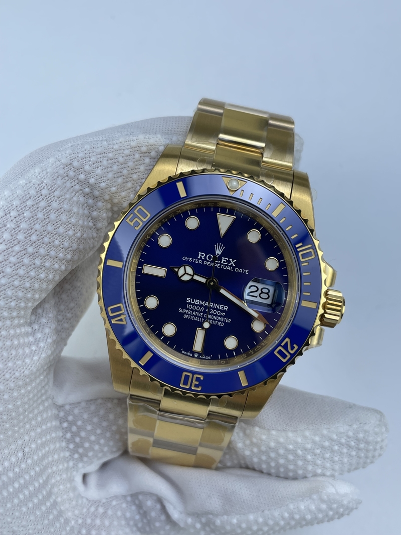 (준비완료/특급배송)NO.2885/VS공장 롤렉스 서브마리너 골드 블루 41미리 신형