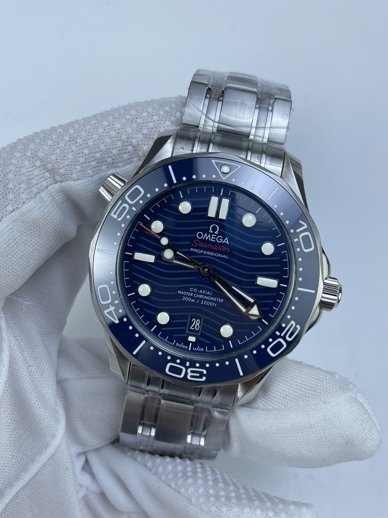 (준비완료/특급배송)NO.2927/VS공장 오메가 씨마스터 다이버 300 스틸 블루다이얼 VS8800 (최신무브업버전)