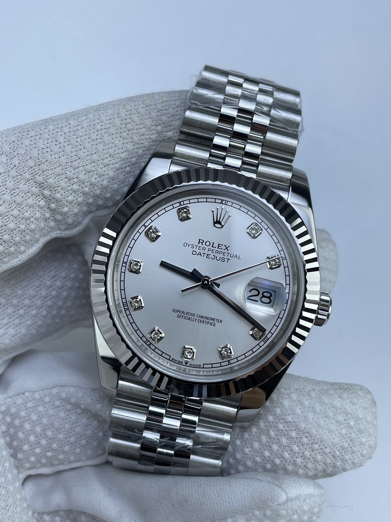 (준비완료/특급배송)NO.3113/롤렉스 데이저스트 41 실버 다이얼 텐포인트 126334 QP공장