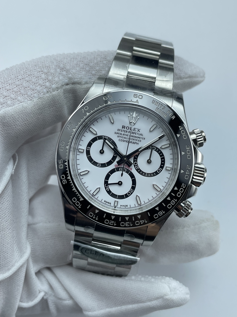 (준비완료/특급배송)NO.3432/CLEAN PLUS공장 롤렉스 데이토나 화이트 신형 2023 Daytona 126500