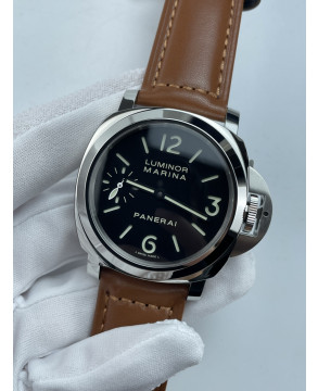(준비완료/특급배송 )NO.3535/HW공장 파네라이 루미노르 마리나 PAM111 스틸 가죽스트랩